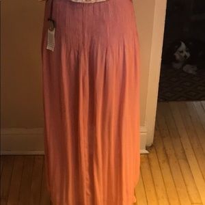 NWT Sanctuary Clothing Pink Assymetrical MaxiSkirt